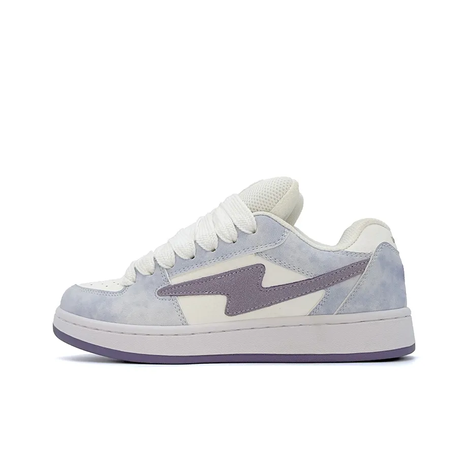 IHBOZ Puffy Shoes Anti Slip Wear Resistant Low Top Skateboard Shoes Women's