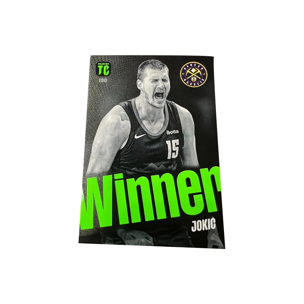 PANINI Nuggets Team Nikola Jokić TC Collection Teca Unstoppable Basketball Card Rare Card Sports Cards 1 Pack PANINI Nuggets Команда Nikola Jokić TC Коллекция Teca Unstoppable Basketball Card Rare Card Спортивные Карты 1 Пачка