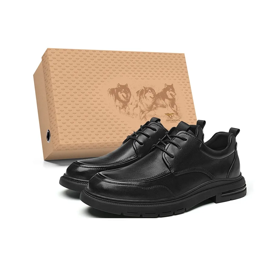 SEPTWOLVES Box Dress Shoes Men's Black