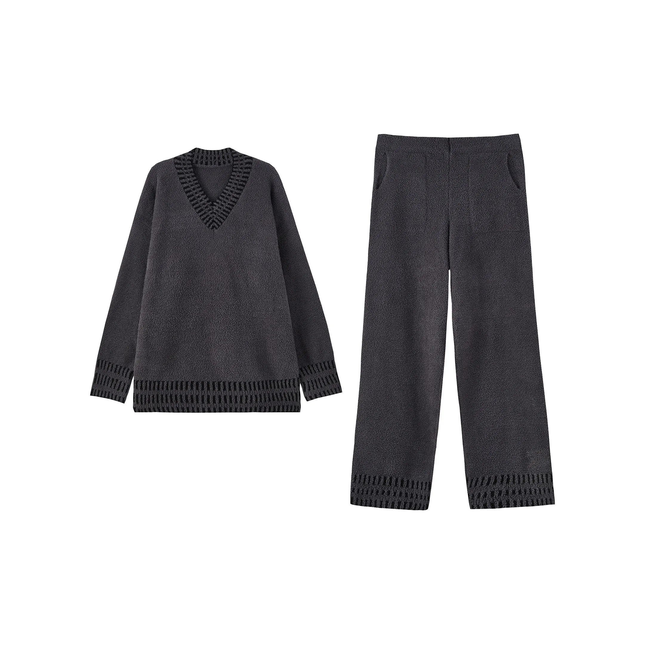 Jovini Pajama Set Men's Black Gray