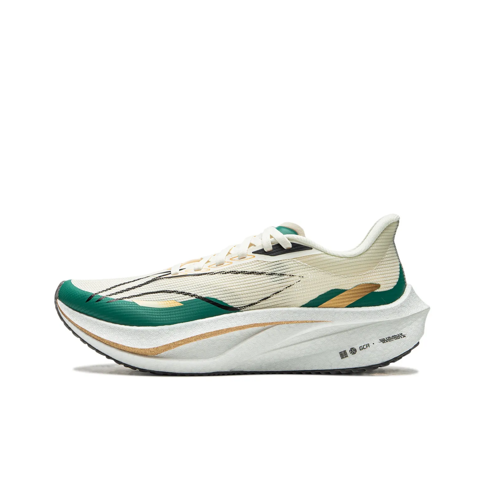 Feidian 4 Challenger Беговые кроссовки Низкий верх Бежевый Зеленый Женский