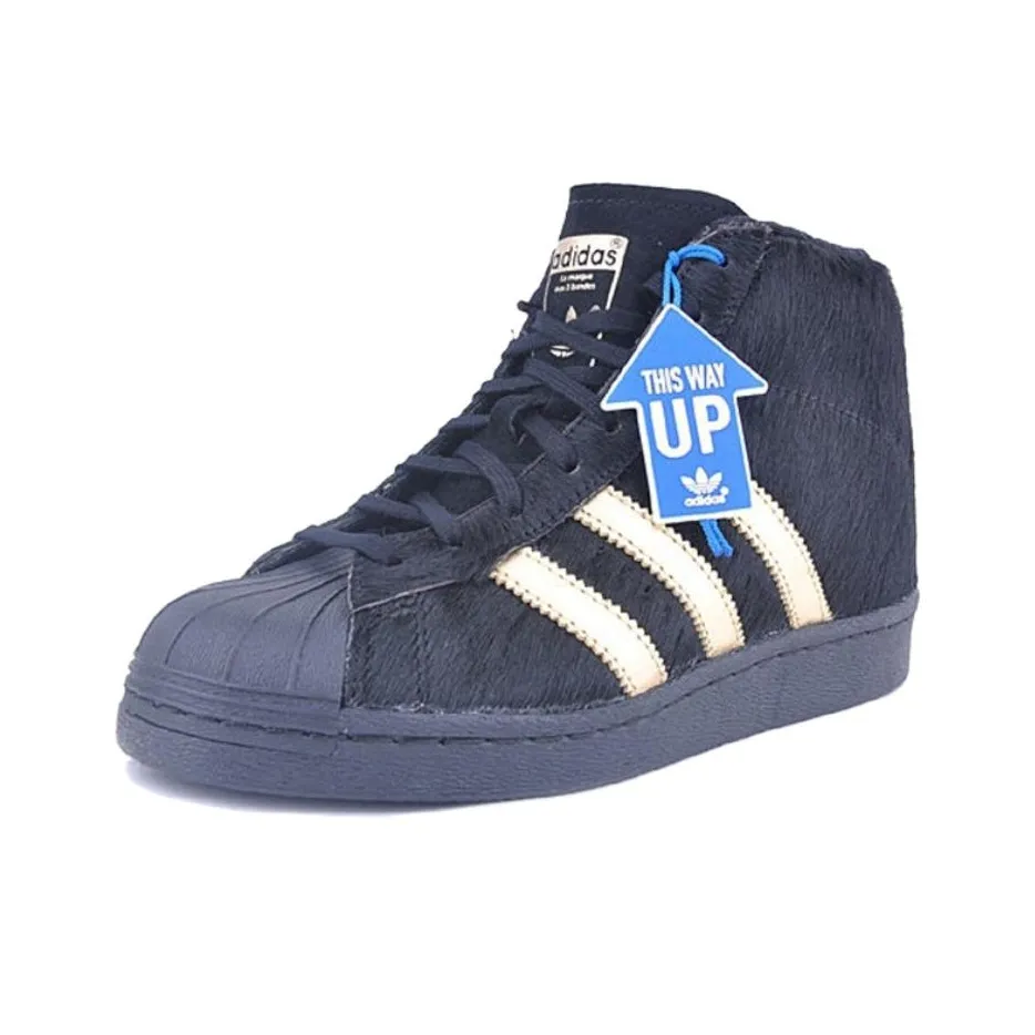 Adidas Originals SUPERSTAR HIGH Скейтборд Кроссовки Женские Синие