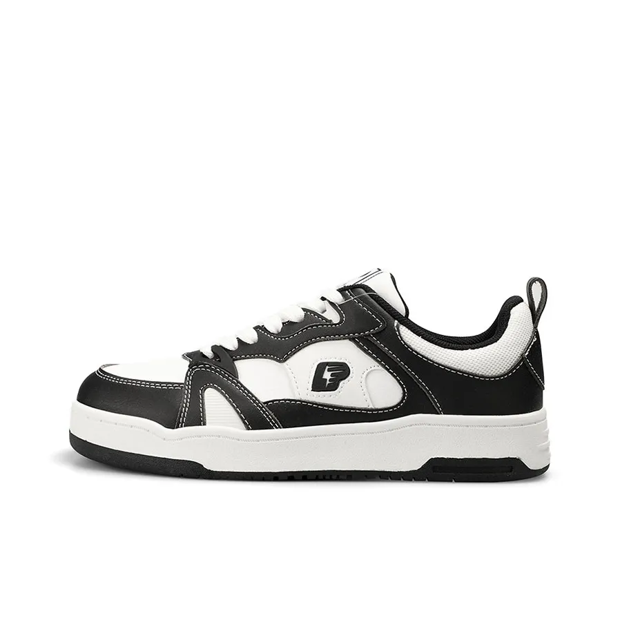 LPMX Anti Slip And Wear Resistant Lightweight Low Top Skateboard Shoes Women's Black White