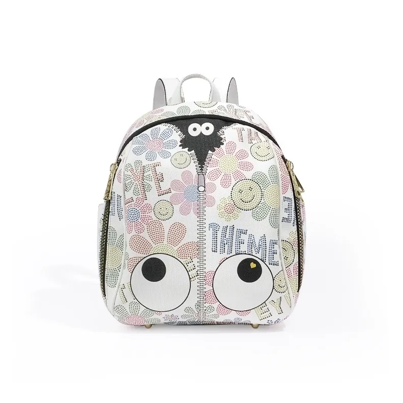 EYE THEME PU Backpack Regular Women's Multicolor