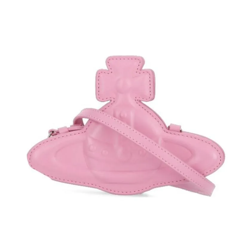 Vivienne Westwood Сумка через плечо из коровьей кожи женская розовая