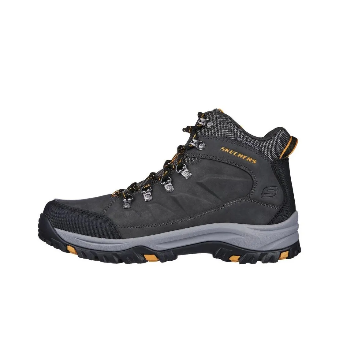 Skechers Relaxed Fit High Top Outdoor Shoes Men's Gray