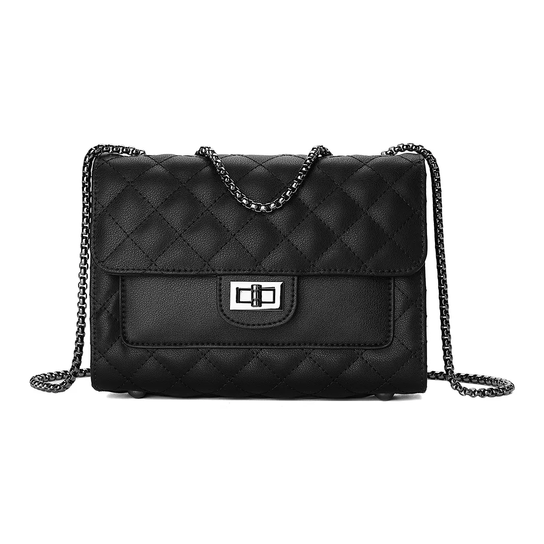 MEXICAN Cow Leather With Synthetic Leather Crossbody Bags Regular Women's Black