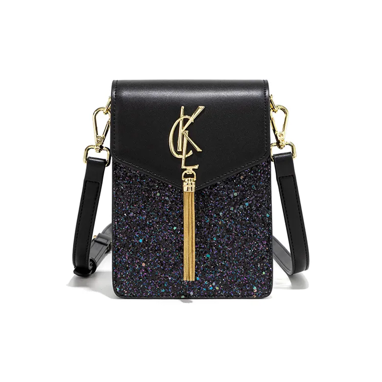 CLEVER KETCH ПУ (полиуретан) Сумка через плечо Маленькая Женская Черная