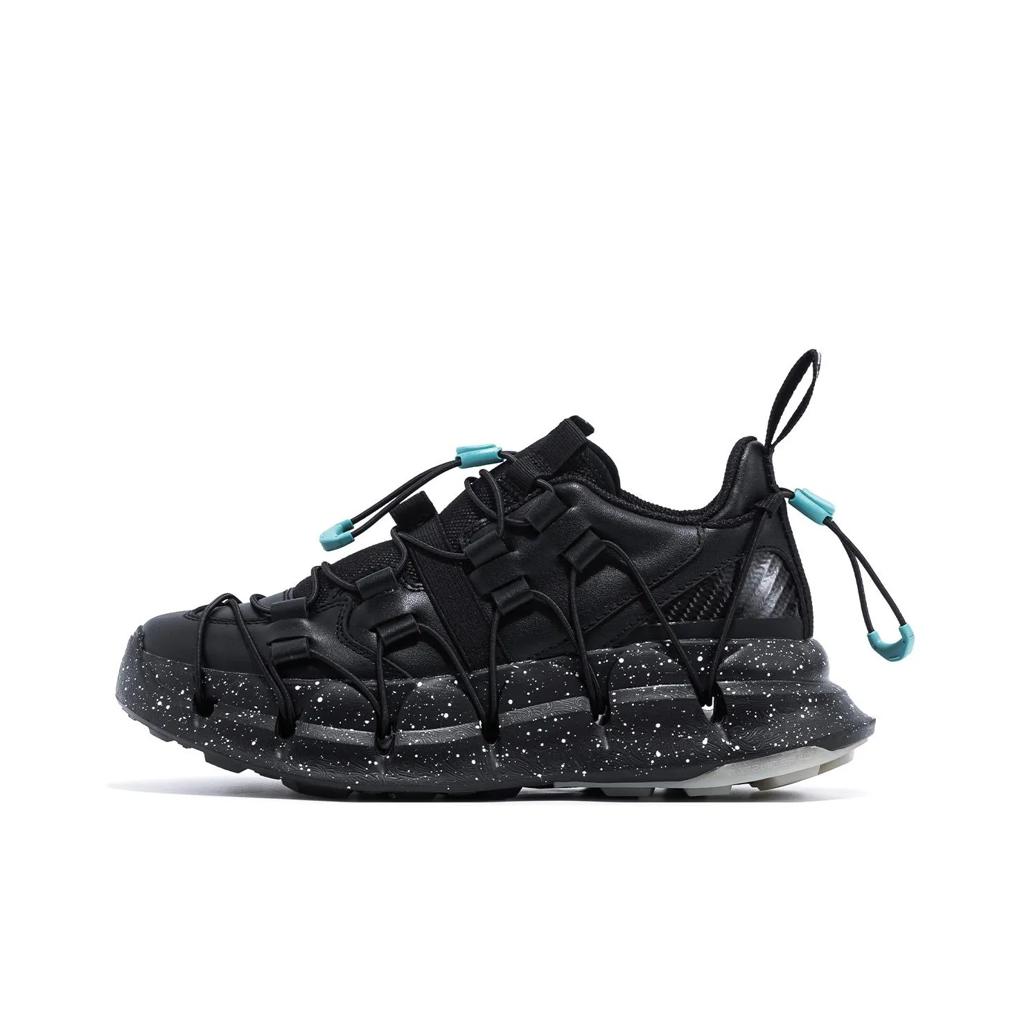 CARBONSTAR SHELL Armor Series Cushioning Coverage Support Low Top Sprint Running Shoes Unisex Black