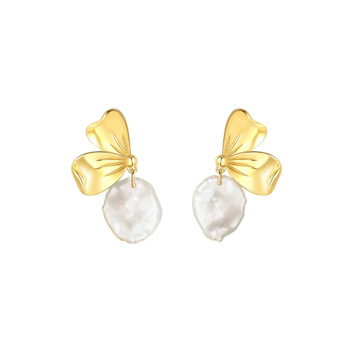 Серьги BABYBEI Baroque Pearl Женские