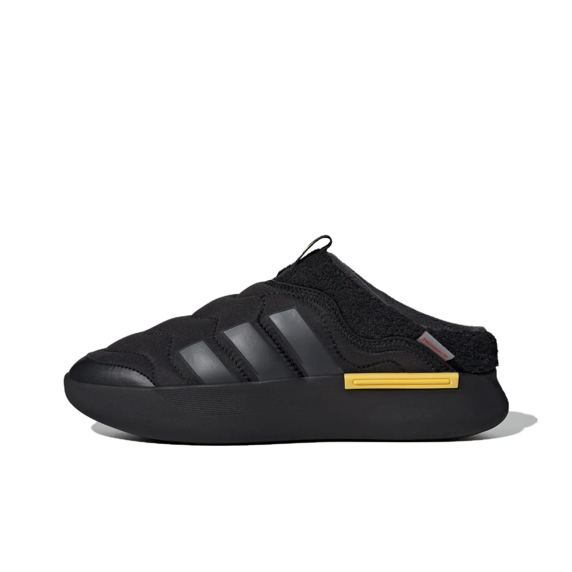 Adidas Adipuff Slip Resistant Abrasion Resistant Низкий Топ Casual Унисекс Черный