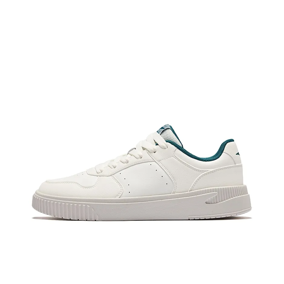 Erke Sky Comfort Slip Resistant Breathable Low Top Skateboard Shoes Men's Microcrystal White