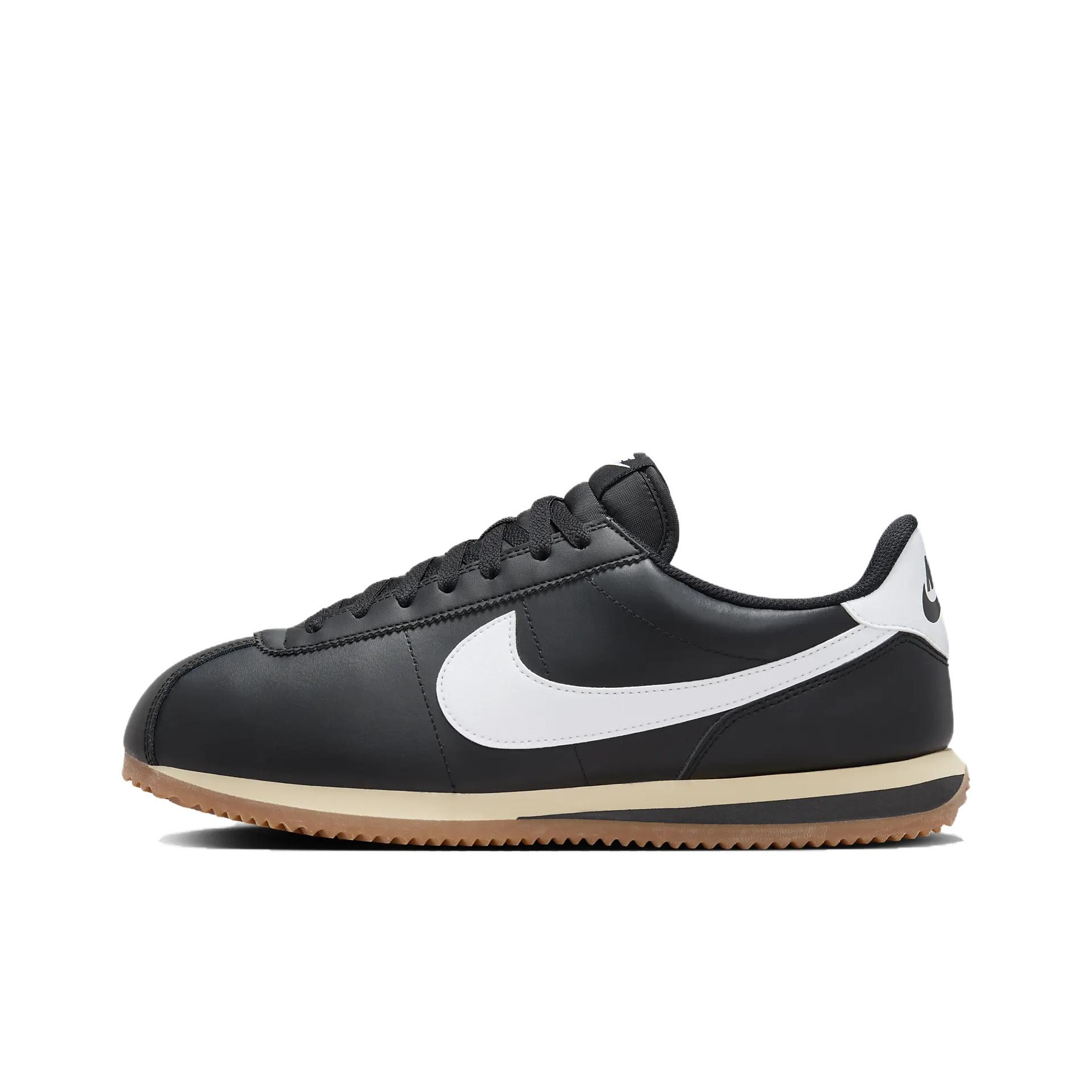 ladies black nike cortez