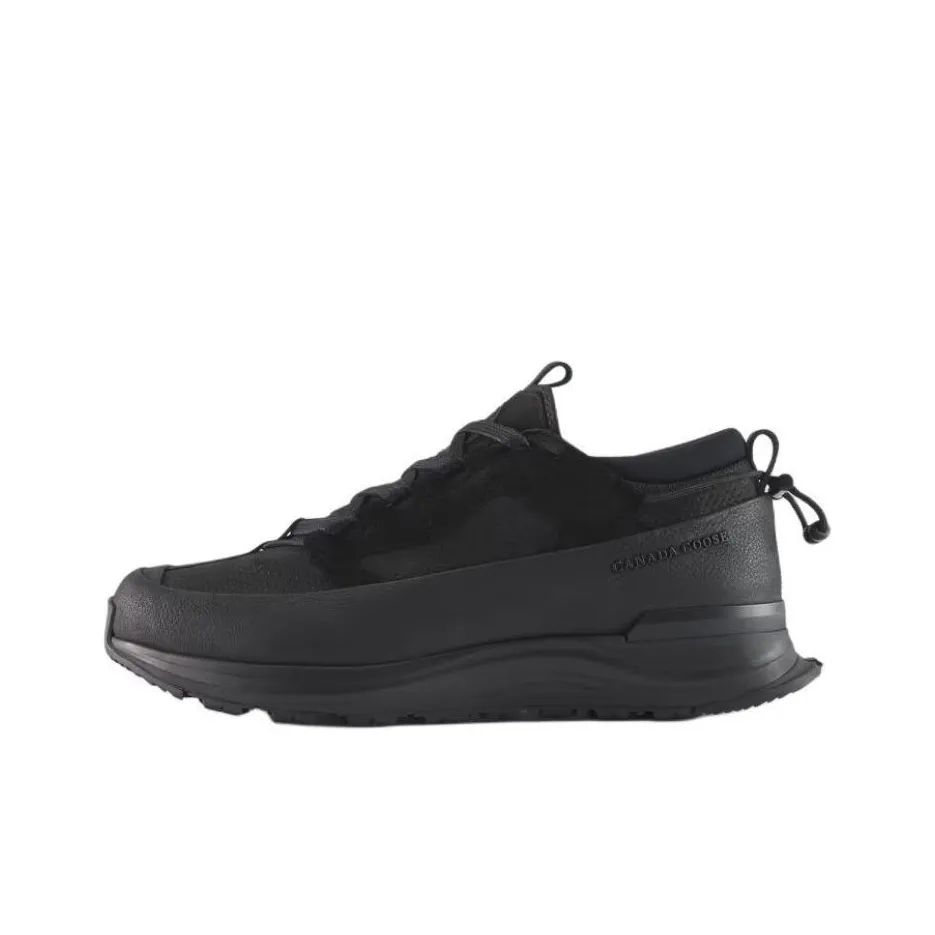 Canada Goose Glacier Trail Low-Top Casual Shoes Men's Black