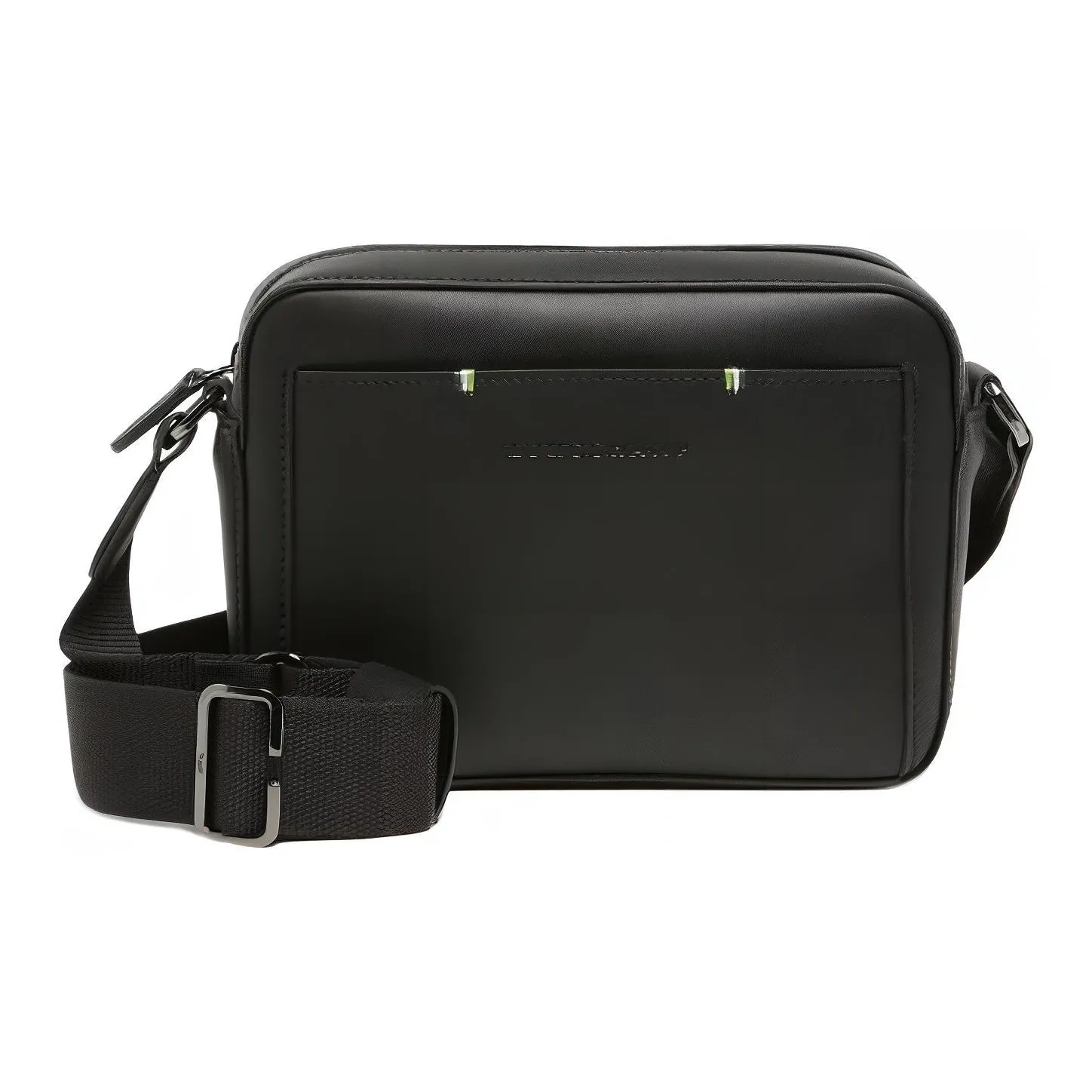 LONGCHAMP Leather Camera Bag, Shoulder Bag, Crossbody Bag Men's Black