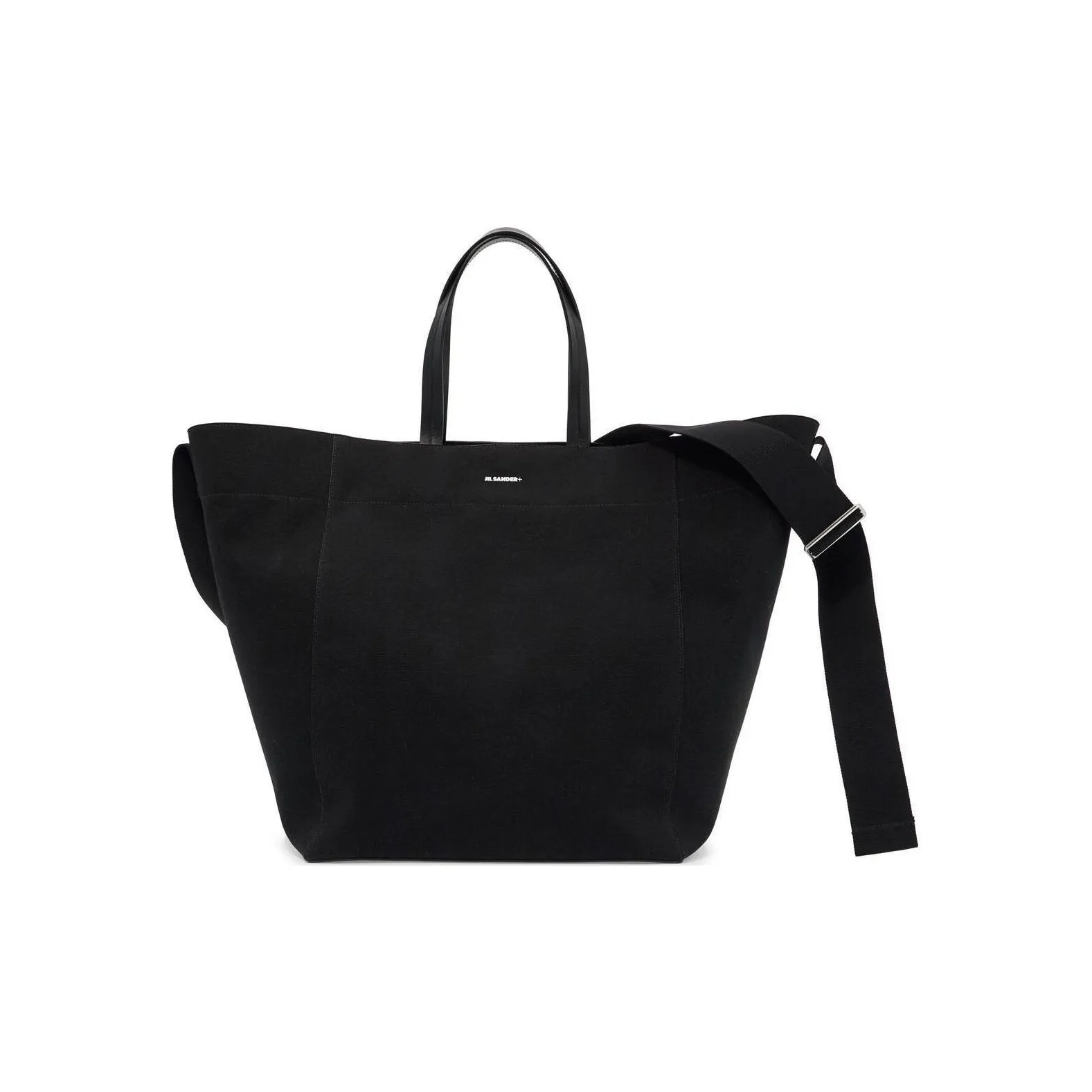JIL SANDER + Logo Printed Large Utility Tote Bag