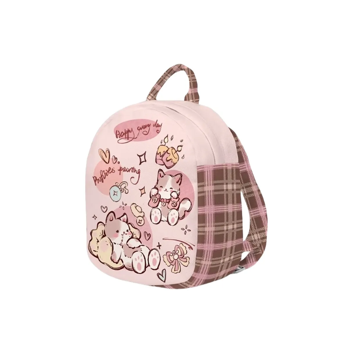 AOSONG Замша Ткань Carry Рюкзак Стандартный Унисекс Розовый