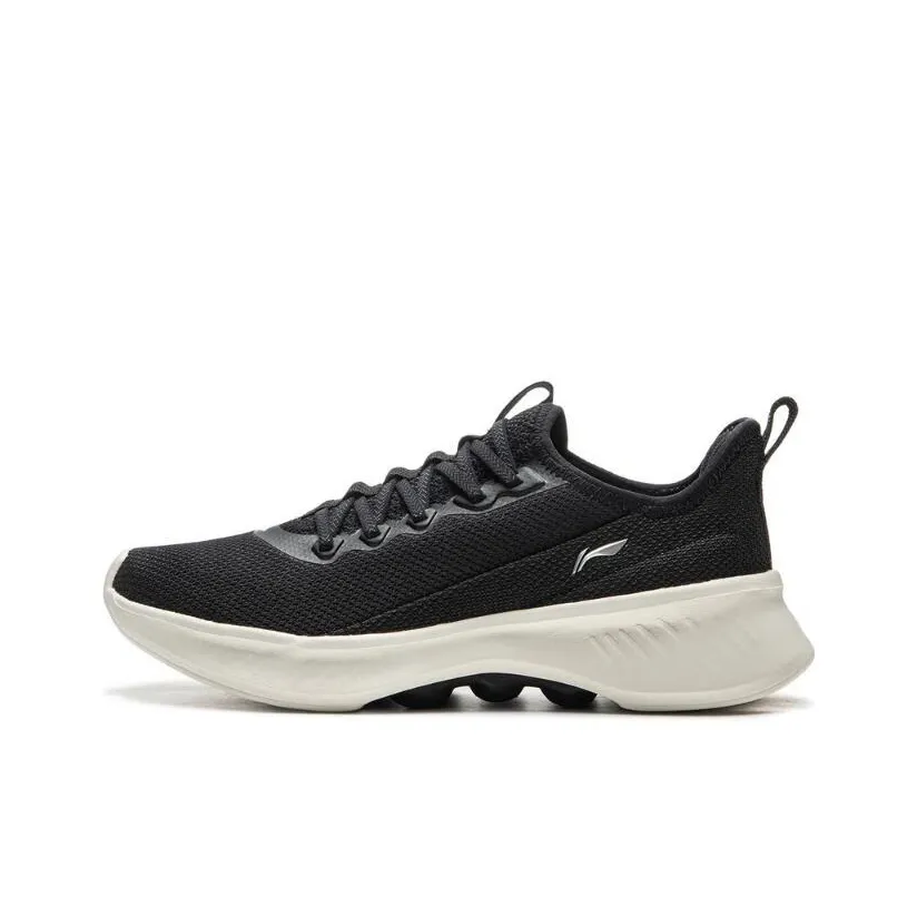 LiNing Slip-resistant Abrasion-resistant Breathable Low-top Casual Women's Black LiNing Противоскользящий Устойчивый к износу Дышащий Низкий верх Повседневный Женский Черный
