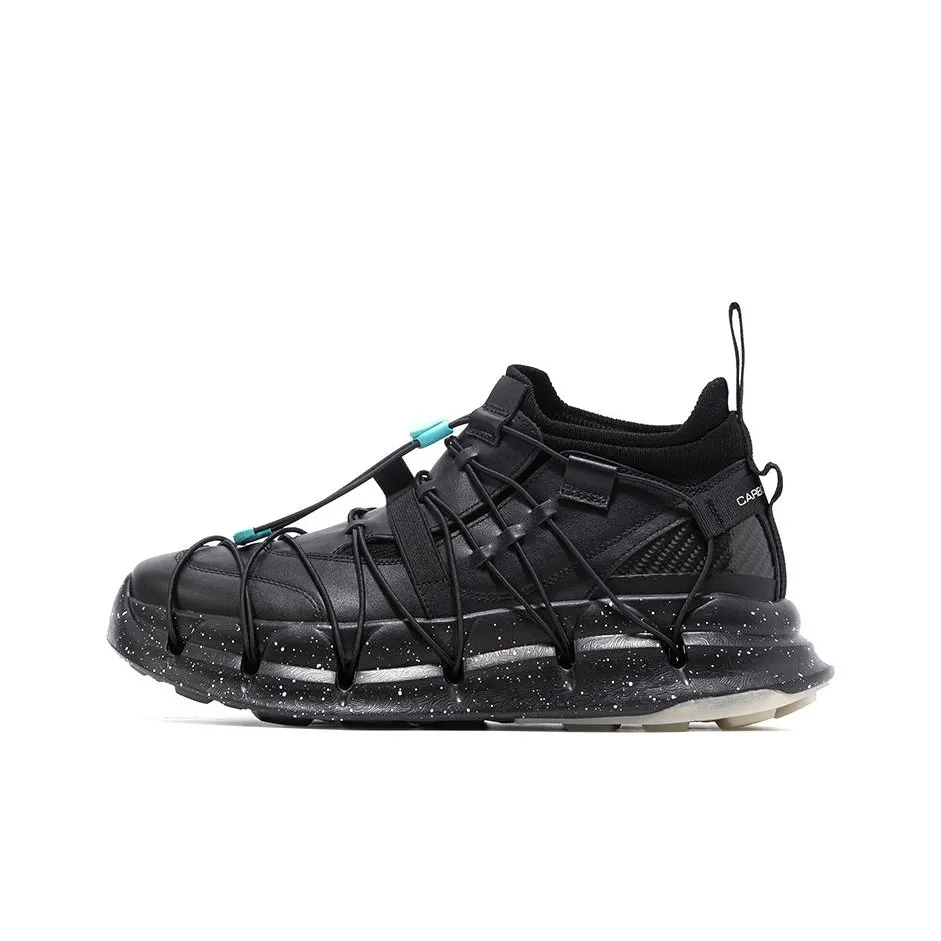 CARBONSTAR SHELL Armor Series Амортизация Покрытие Поддержка Низкий Топ Беговые кроссовки Унисекс Черный