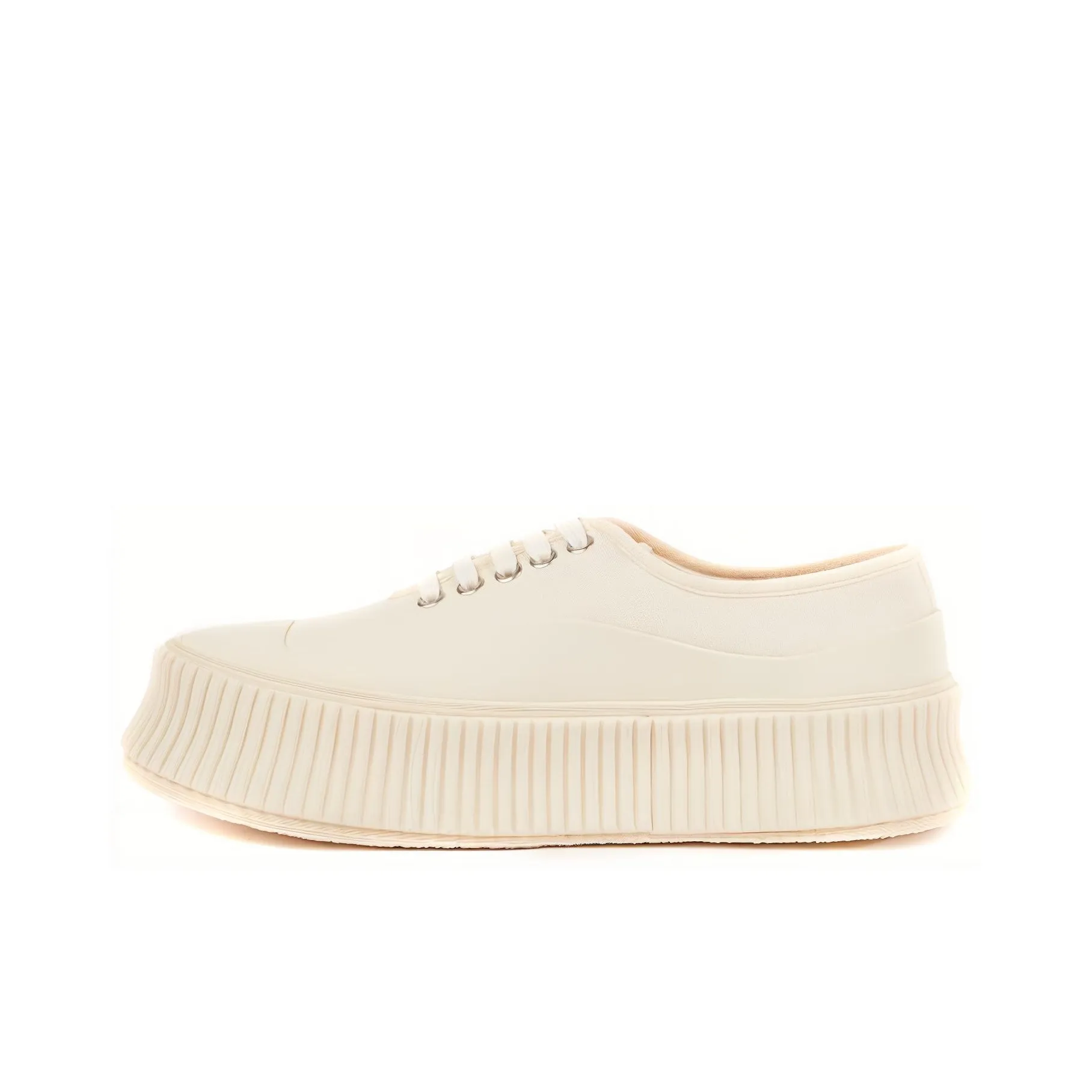 JIL SANDER Low Top Skateboard Shoes Women's White