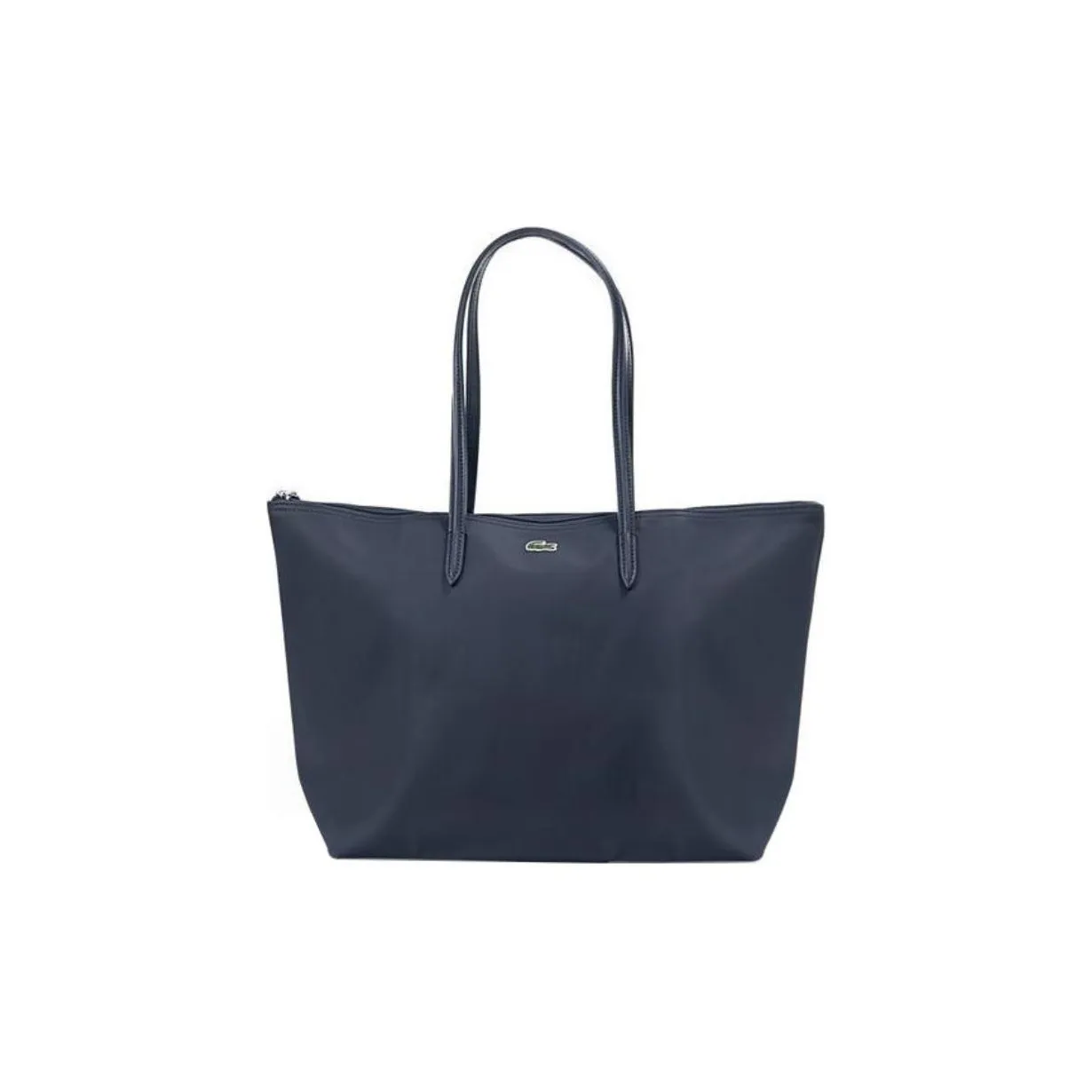 LACOSTE PVC Tote Bag, Shopping Bag, Shoulder Bag, Handbag Regular Women's Marine Blue