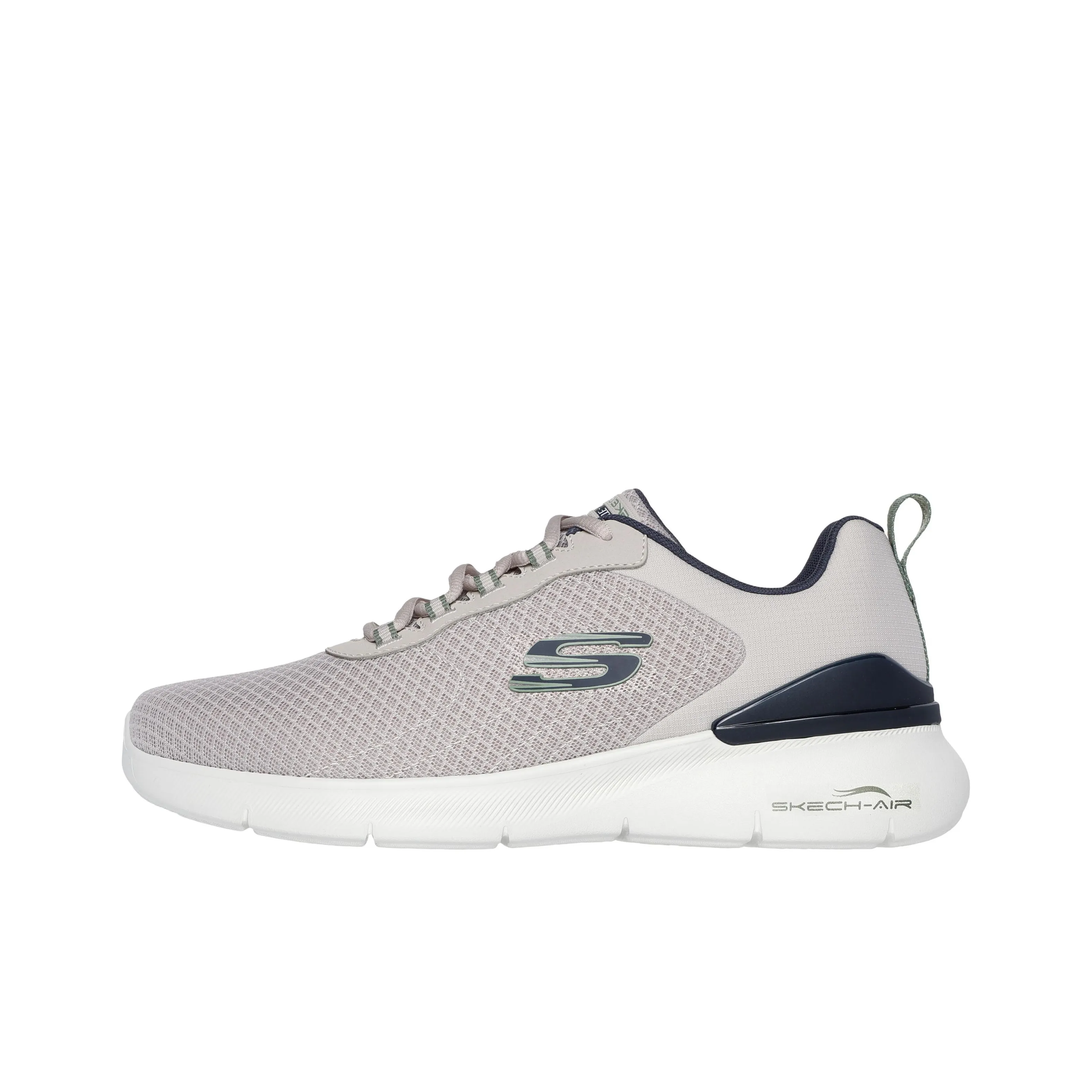 Skechers Skech Air Dynamight Устойчивый к истиранию Низкий Топ Casual Мужской Тауповый