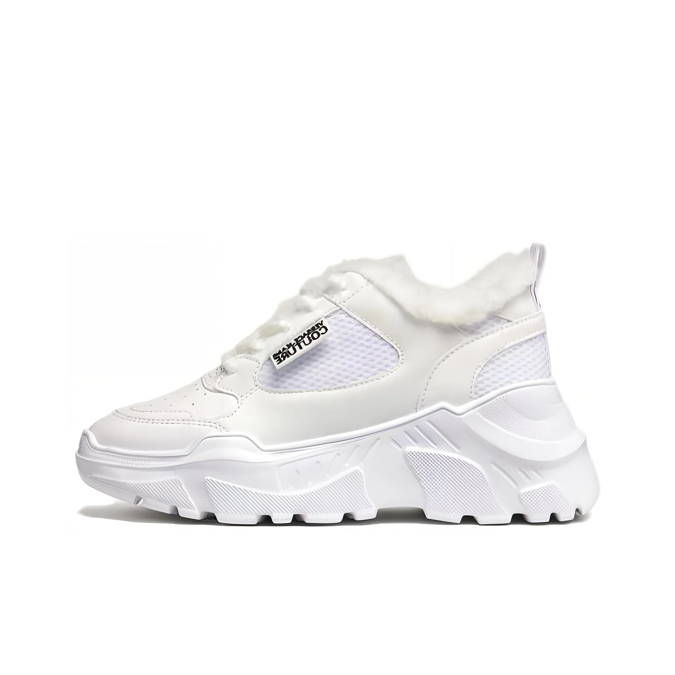 VERSACE JEANS Couture Speedtrack Fur-lining Sneakers