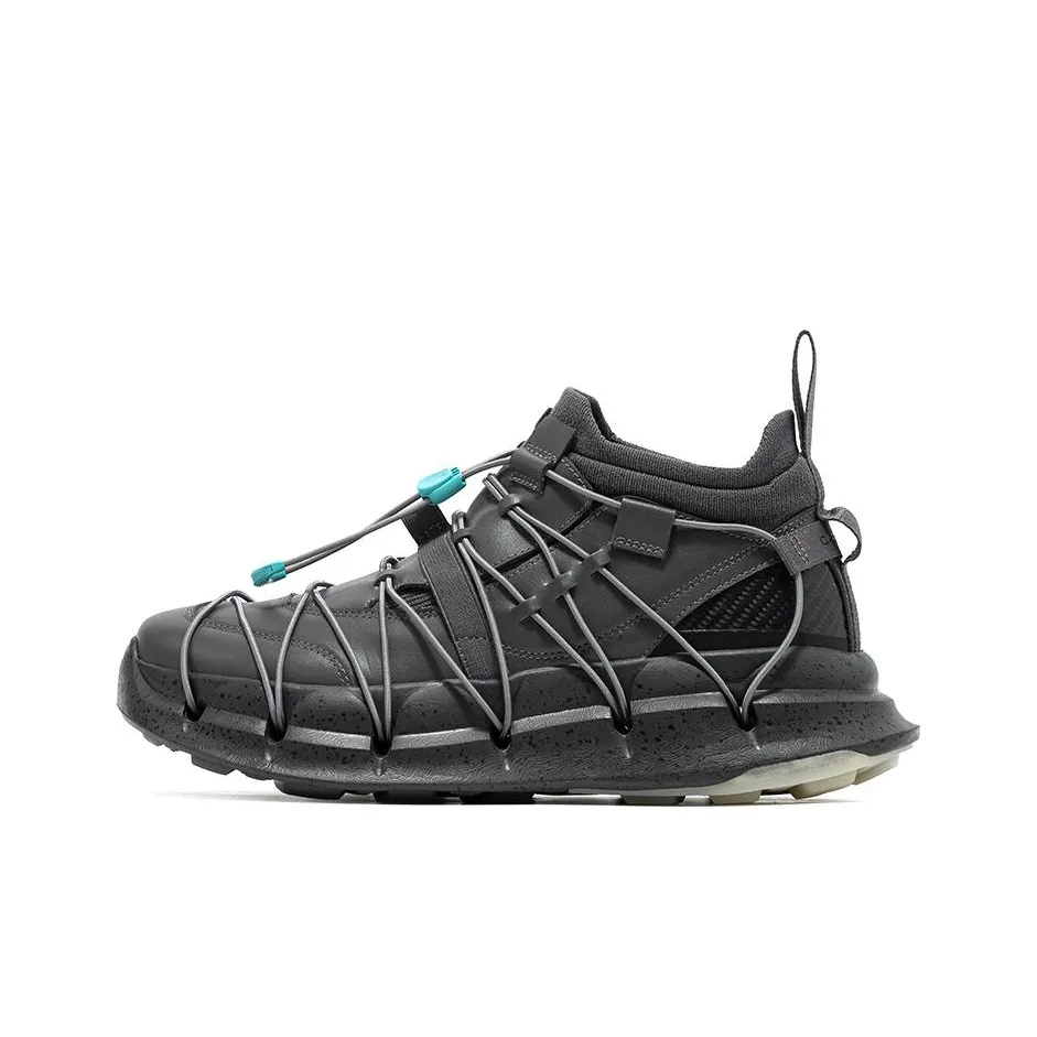 CARBONSTAR SHELL Armor Series Амортизаторы Slip-resistant устойчивые к истиранию низкий топ беговые кроссовки унисекс темно-серый