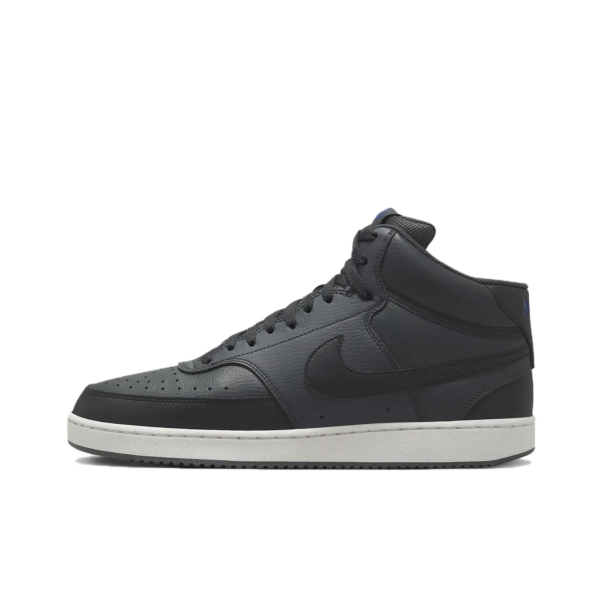 Nike Court Vision Mid Next Nature Dark Smoke Grey Off Noir Racer Blue Black