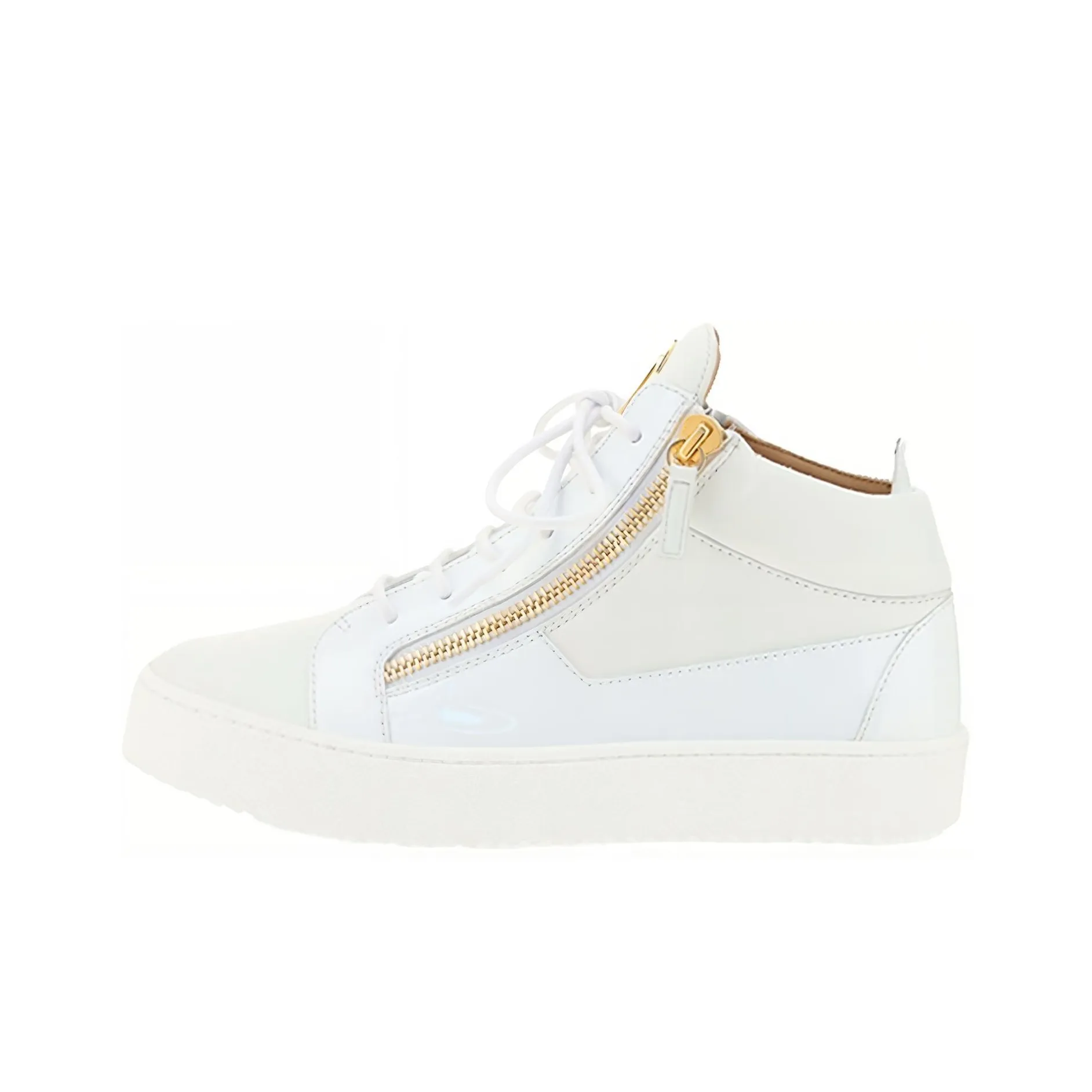 Giuseppe Zanotti Side Zip Lace Up Sneakers
