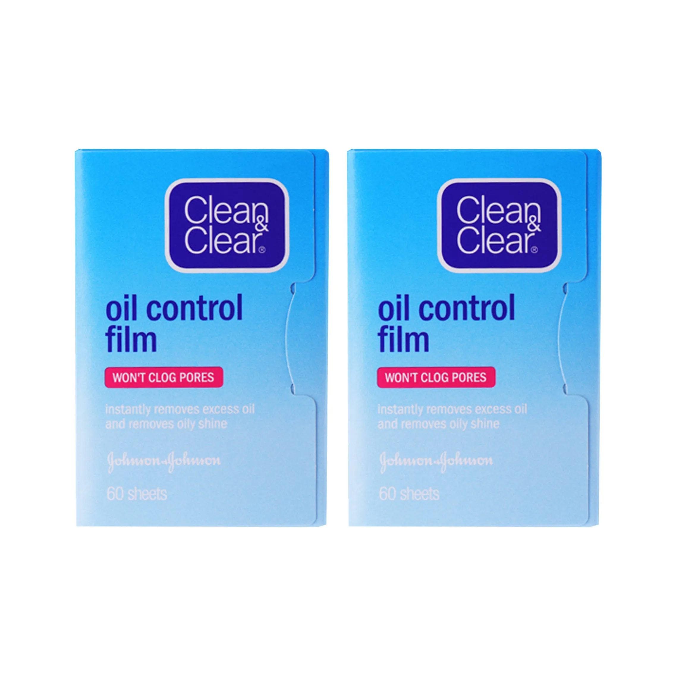 Clean Clear Poor Cleo Волшебный Масло Absorbing Синее покрытие MAKE UP Инструменты Освежающий Чистка 60 Шт Сумка