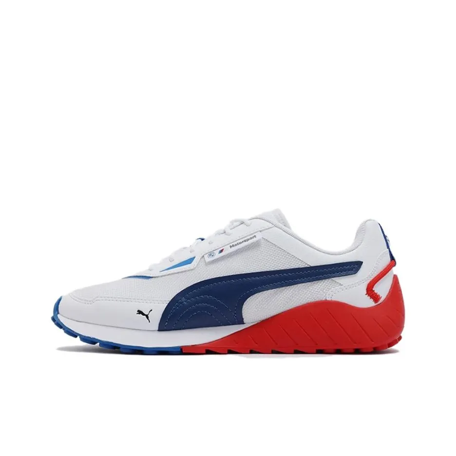 PUMA Bmw Mms Low Топ Кэжуал Унисекс Белый Красный