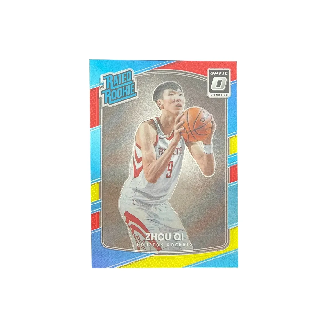 PANINI 2017 18 OPTIC Rockets Zhou Qi Rising Stars Teca Player Card Product Access Sports Cards 1 Pc