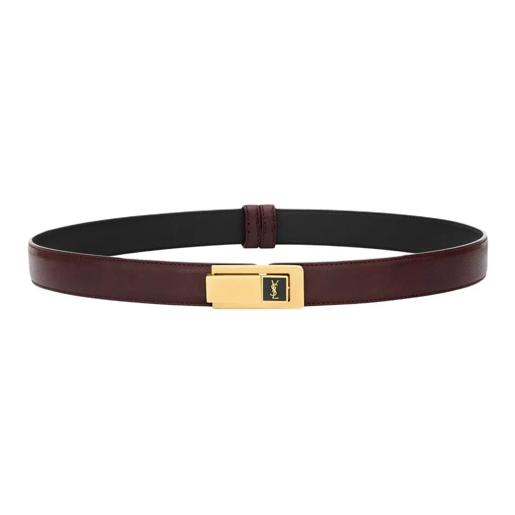 SAINT LAURENT Charniere Buckle Belt