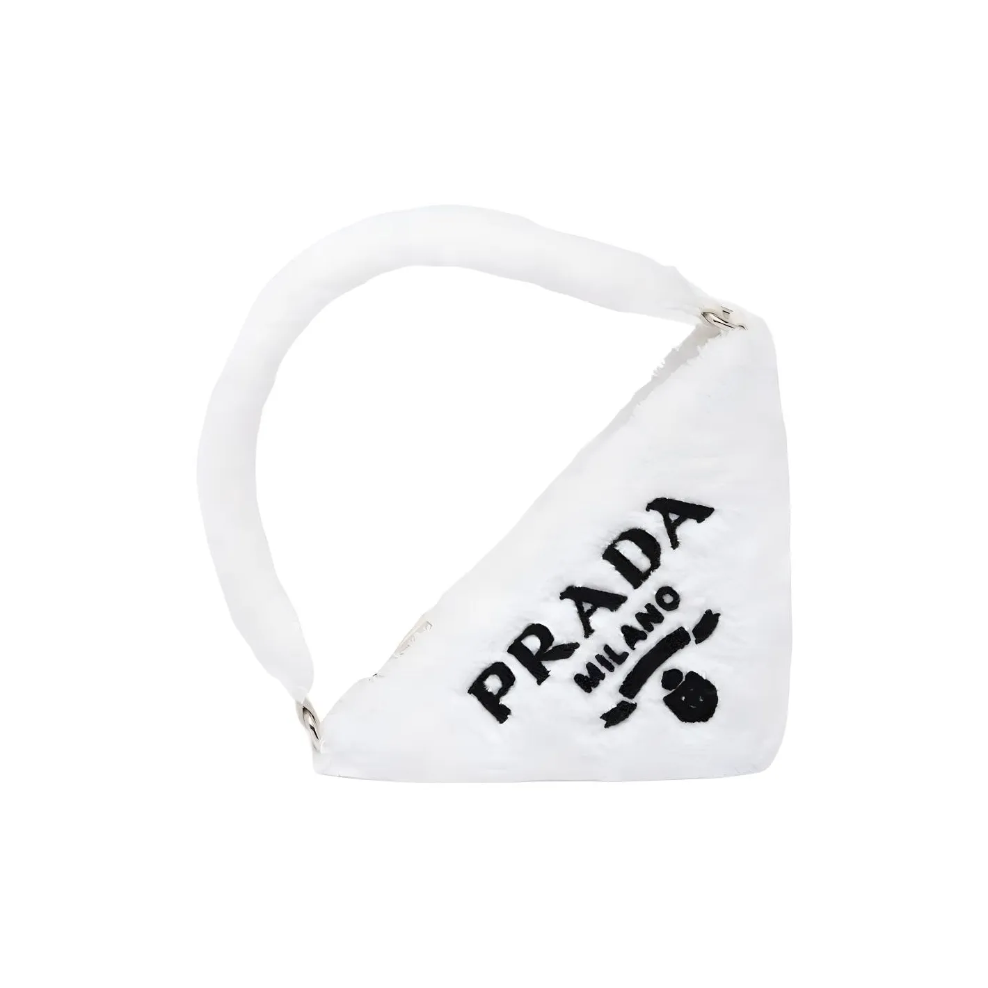 PRADA Fabric Triangle Bag Handbag Women's