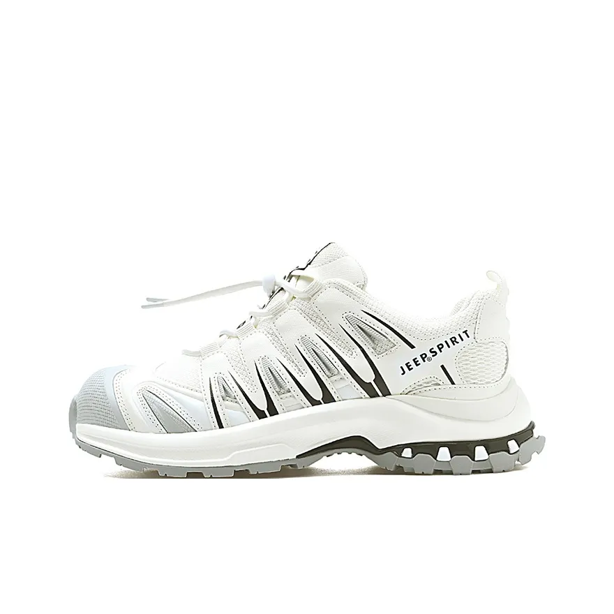 JEEP SPIRIT Outdoor Trail Running Альпинизм Дышащий And Легкий Низкий Топ Походная обувь Унисекс Бежево-серый