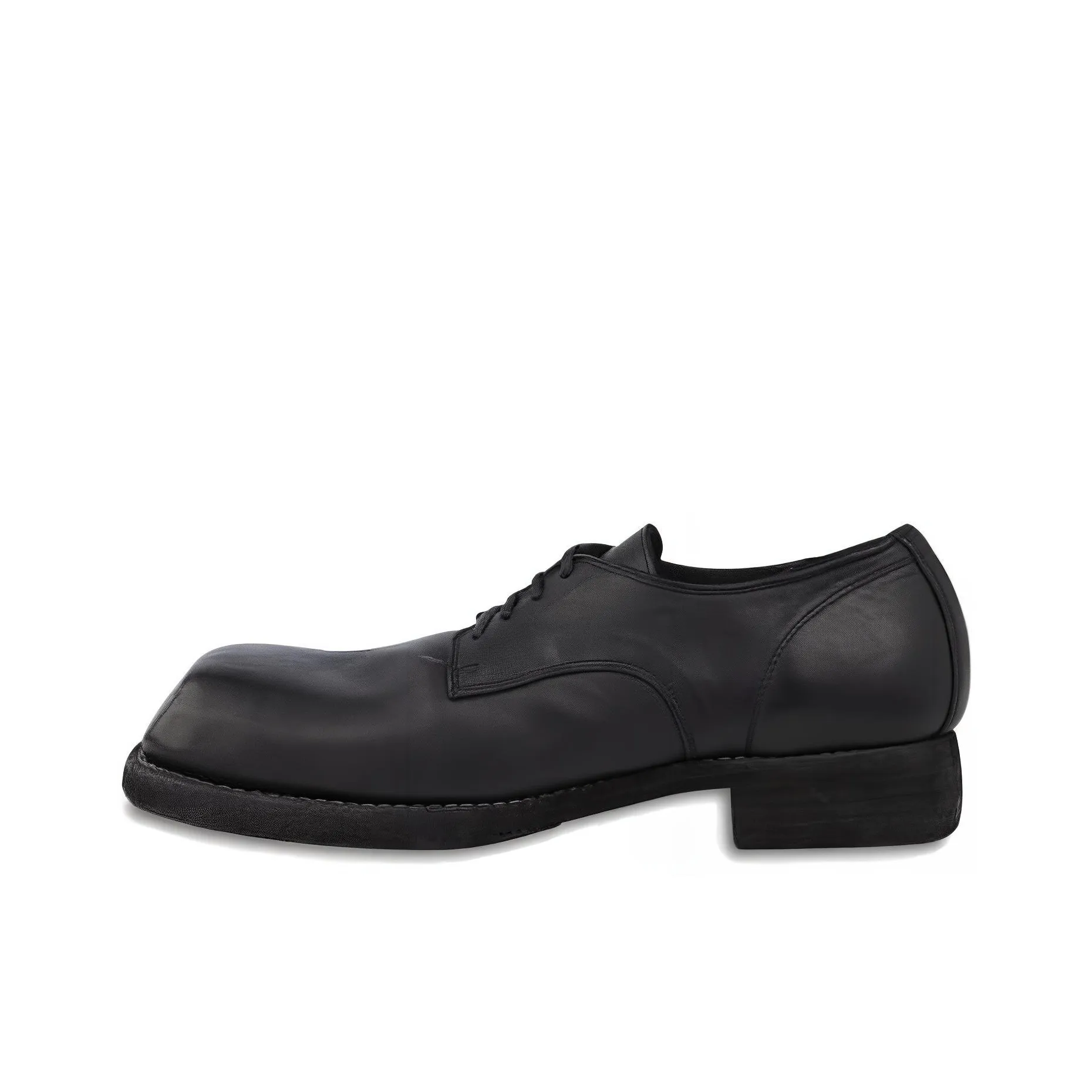 GUIDI Horse leather Derby Shoes