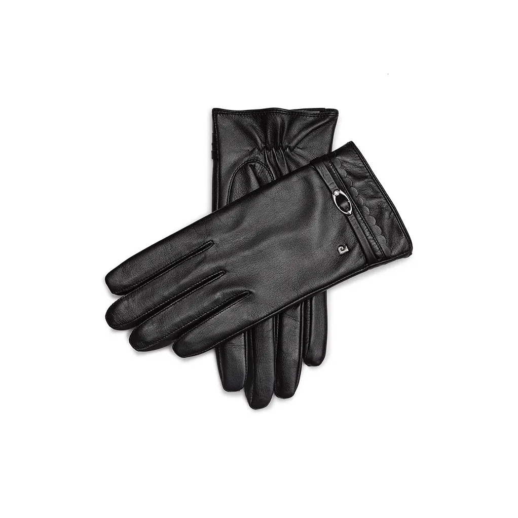 PIERRE CARDIN Sheepskin Перчатки Женские Черные