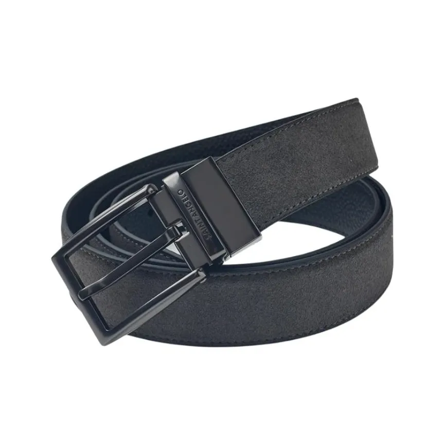 SAINT ANGELO Спилок из коровьей кожи ремни из коровьей кожи мужской серый ширина 3,4 см