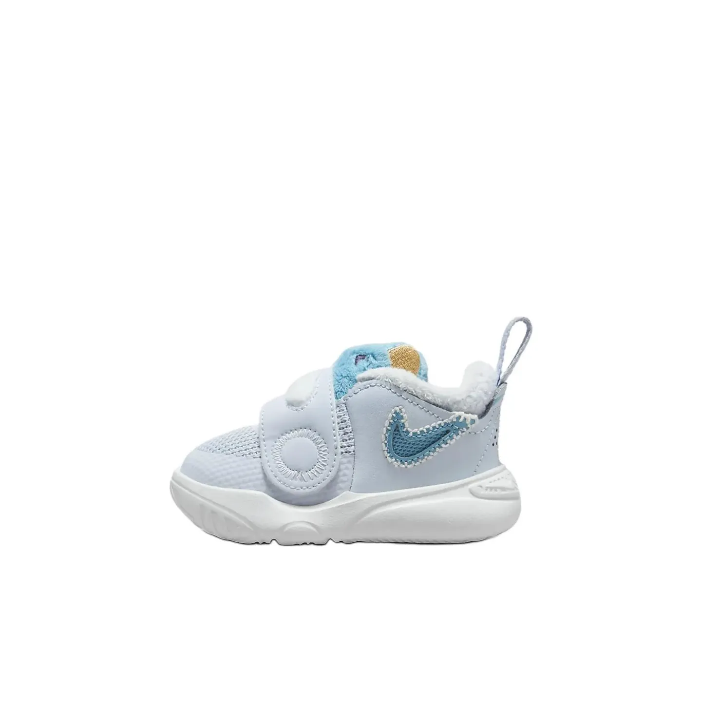 Nike Team Hustle D 11 Slip-Resistant Abrasion-Resistant Низкий Топ Обувь для малышей Светло-Синий Infant и Toddler