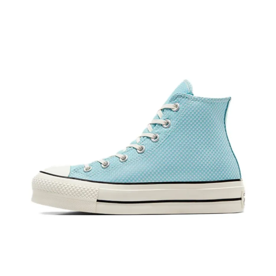 Converse Women's Chuck Taylor All Star Lift High 'Checkered   Infinity Pool' Women's
