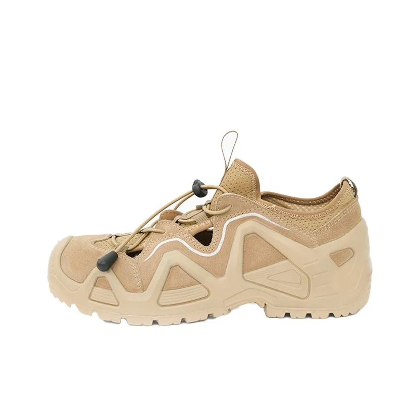 Jihua Slip Resistant Breathable Abrasion Resistant River Trekking Shoes Men's Brown