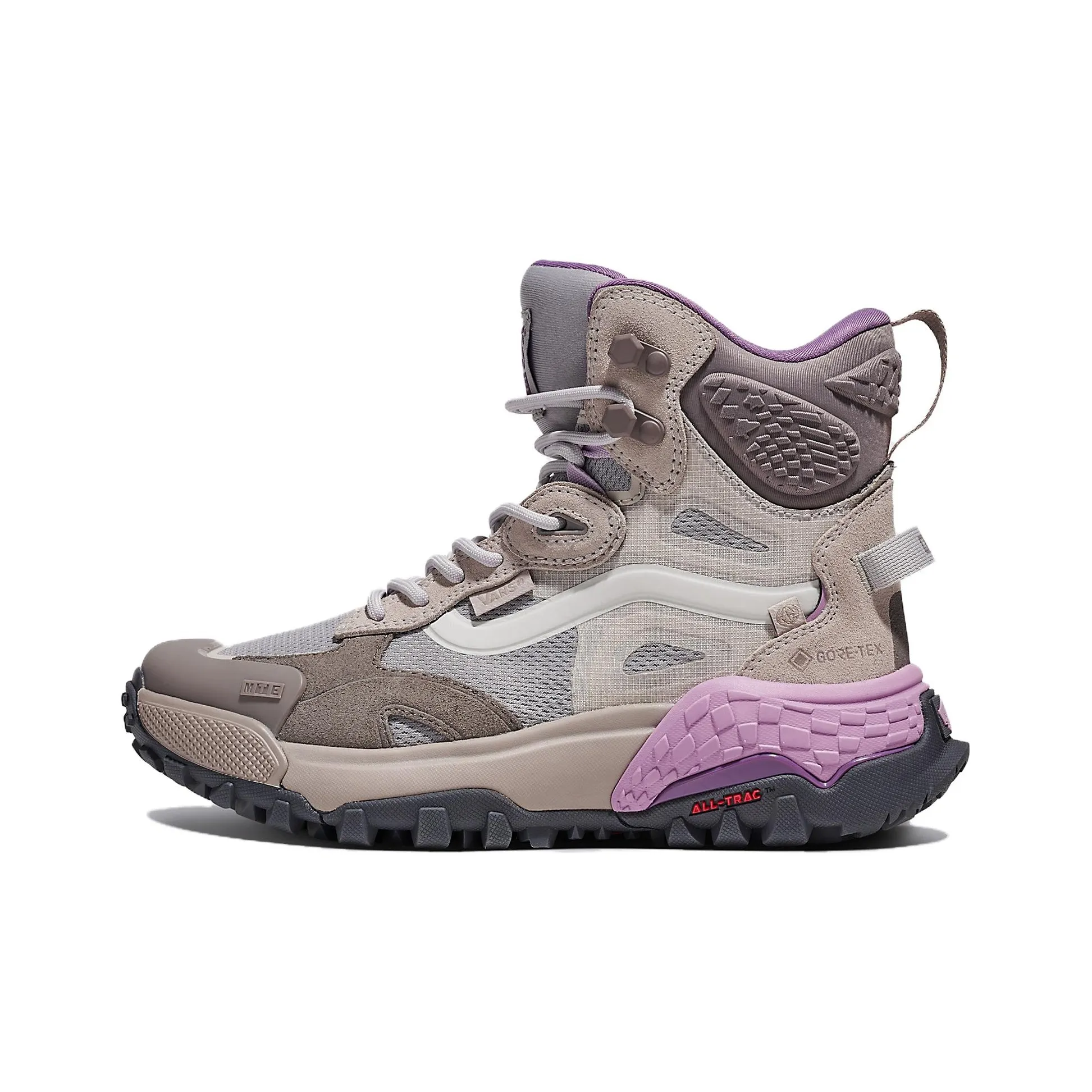 Vans Износостойкие Высокие Кеды Уличная Обувь Unisex Light Серый