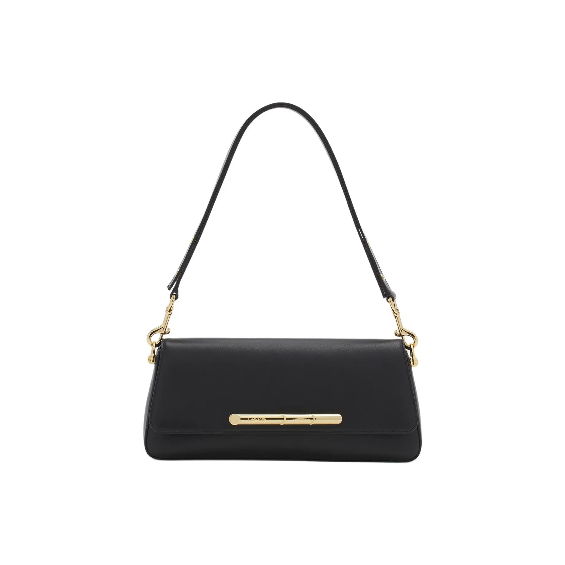 Lanvin Sequence Logo Engraved Shoulder Bag