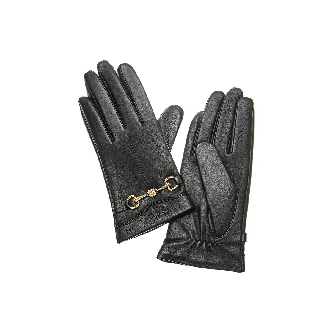 PIERRE CARDIN Sheepskin Перчатки Женские Черные