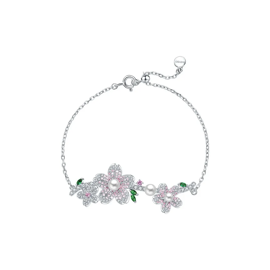 BABYBEI Браслеты из стерлингового серебра 925 пробы для женщин