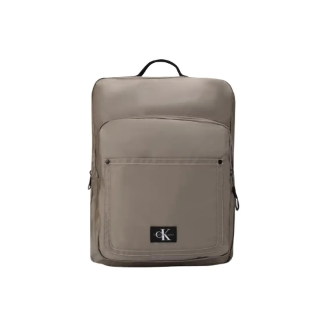 CALVIN KLEIN Fabric Backpack Large Size Men's Gray Coffee