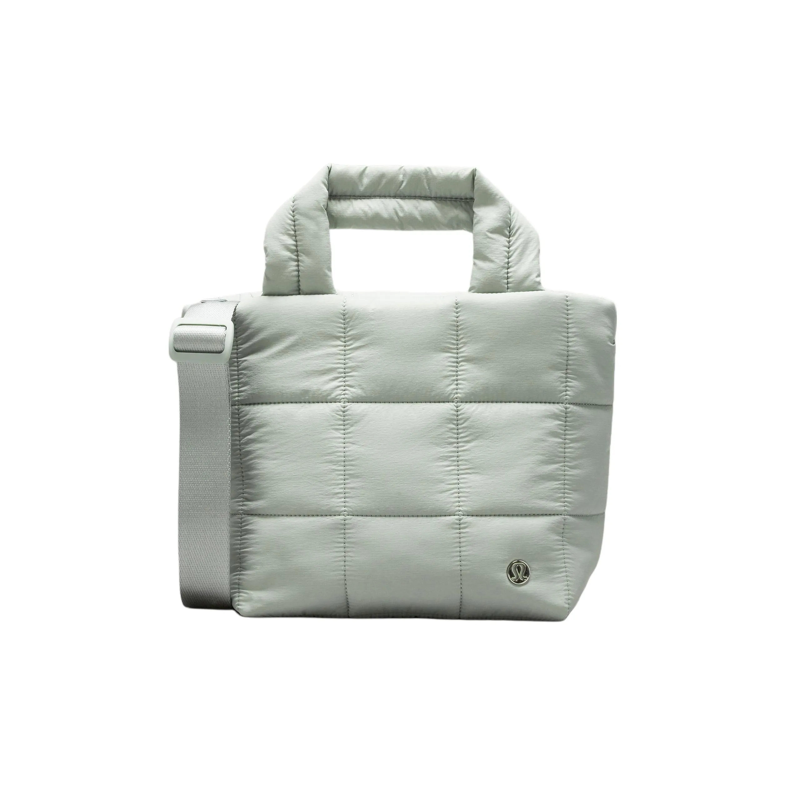 lululemon Нейлоновая сумка-тоут сумка для покупок сумка через плечо мини-сумка женская нефритово-серый