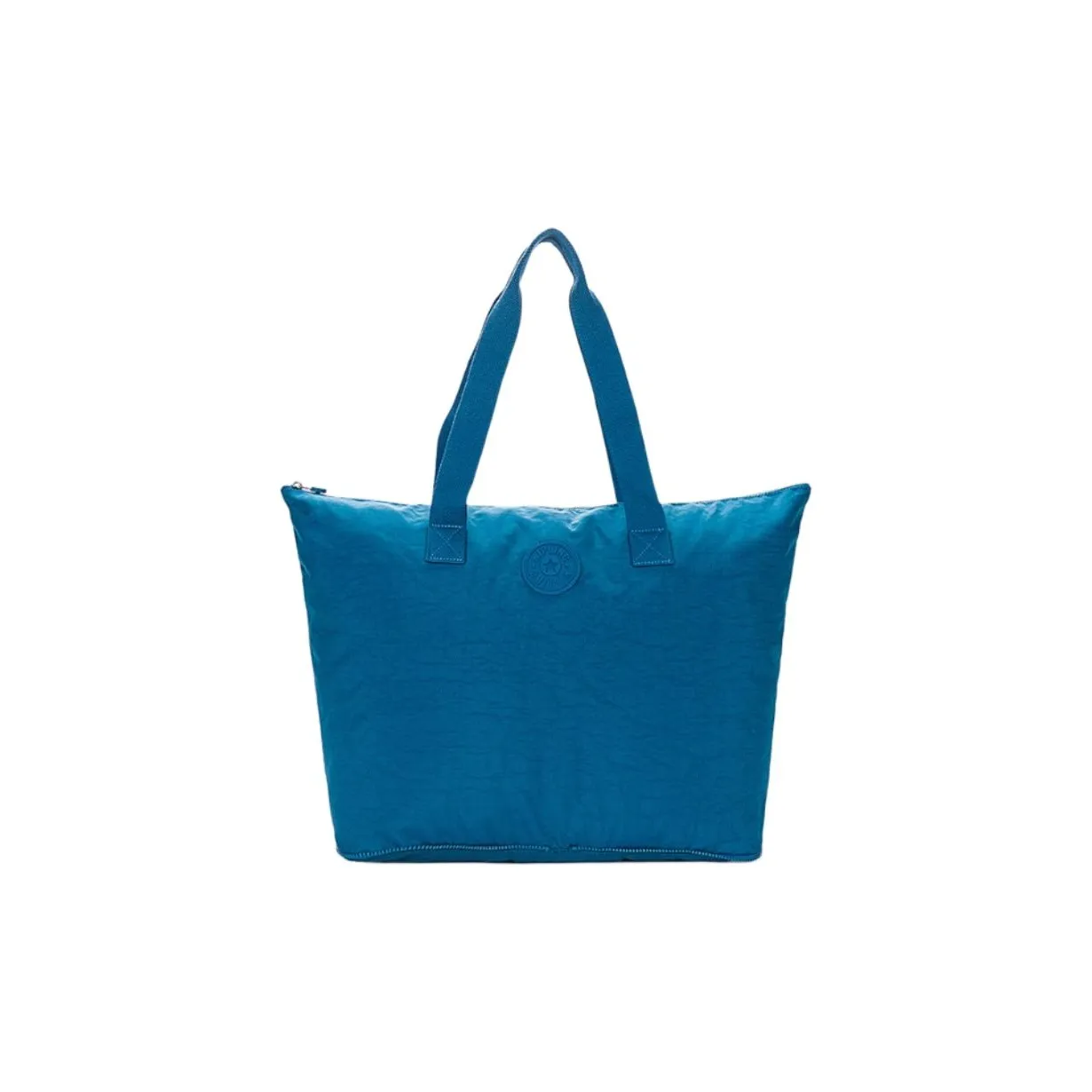 Kipling Polyamide Tote Bag, Shopping Bag, Shoulder Bag, Handbag Tubas Unisex Pitch Black/Rebel Blue