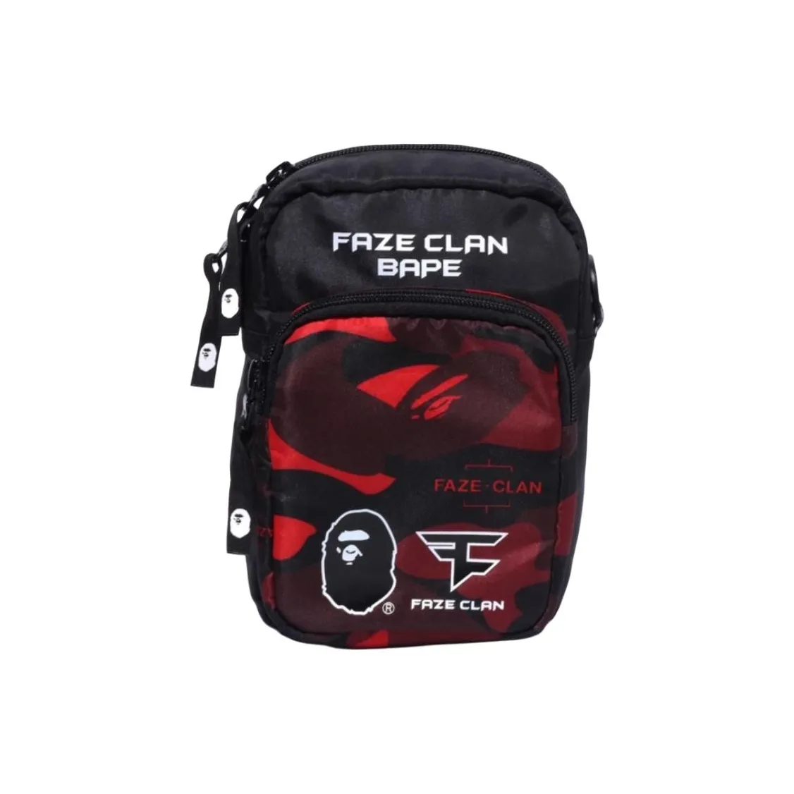 A BATHING APE FAZE CLAN GADGET Сумка для украшений Коллаборация Ткань Сумка через плечо Средний Мужской Красный